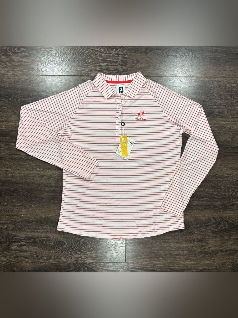 FootJoy Stripe Long-Sleeve Polo